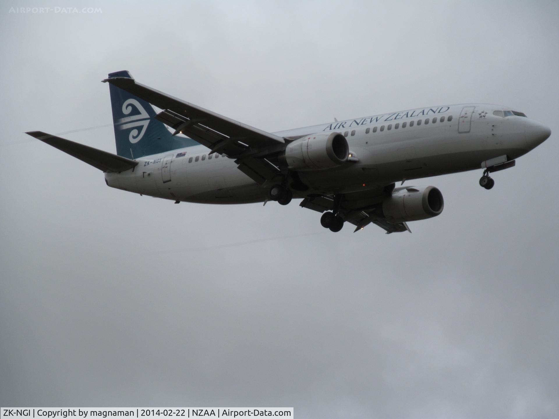 ZK-NGI, 1999 Boeing 737-319 C/N 25608, Not sure how much longer this will fly with Air NZ.

Colour scheme looking drab compared to new white fern logo.