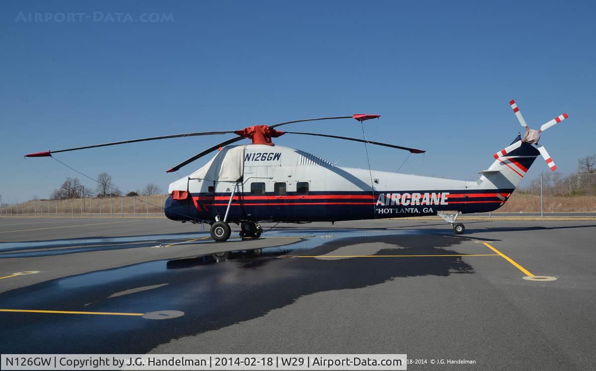 N126GW, 1959 Sikorsky S-58JT C/N 58-1124, Hot Lanta at Bay Bridge.