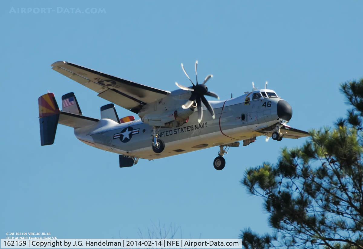 162159, Grumman C-2A Greyhound C/N 39, Carrier Landing Approach practice.