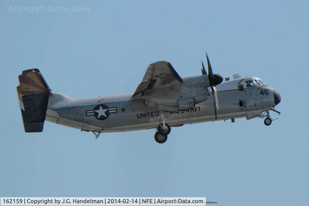 162159, Grumman C-2A Greyhound C/N 39, Final approach.