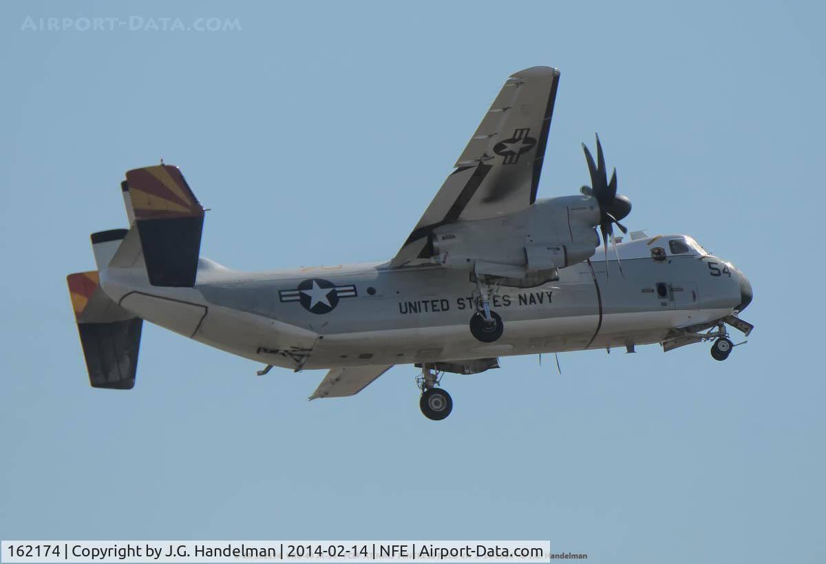 162174, Grumman C-2A Greyhound C/N 54, Final approach.