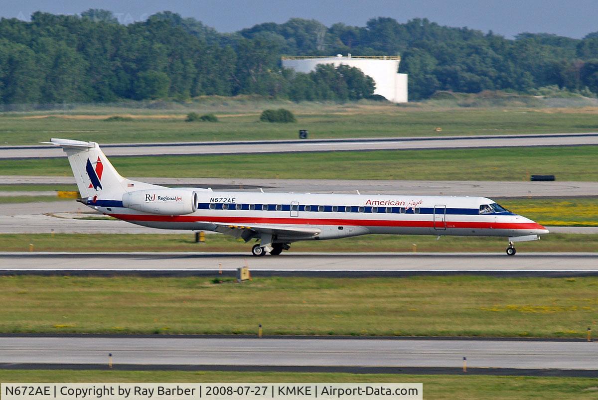 N672AE, 2004 Embraer ERJ-145LR (EMB-145LR) C/N 145794, Embreaer ERJ-145LR [145794] (American Eagle) Milwaukee~N 27/07/2008