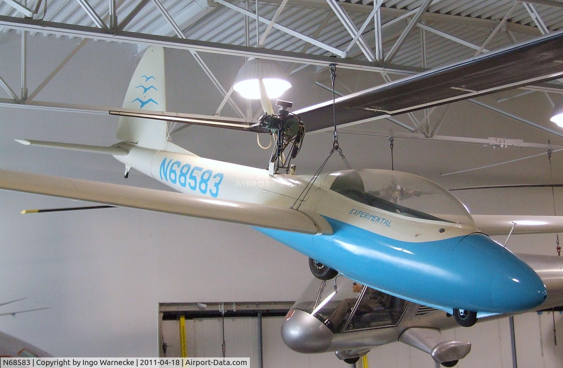 N68583, 1955 Nelson PG-185-B C/N 83, Nelson PG-185-B Hummingbird at the Hiller Aviation Museum, San Carlos CA
