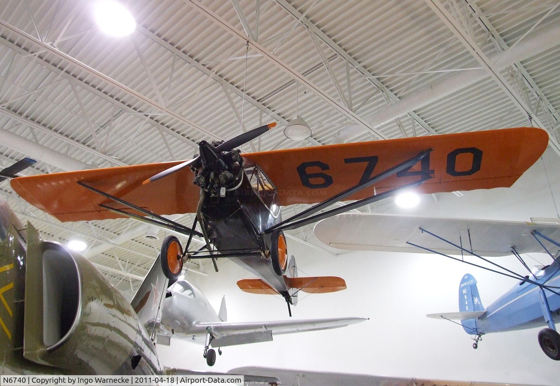 N6740, 1928 Monocoupe 70 C/N 151, Monocoupe 70 at the Hiller Aviation Museum, San Carlos CA