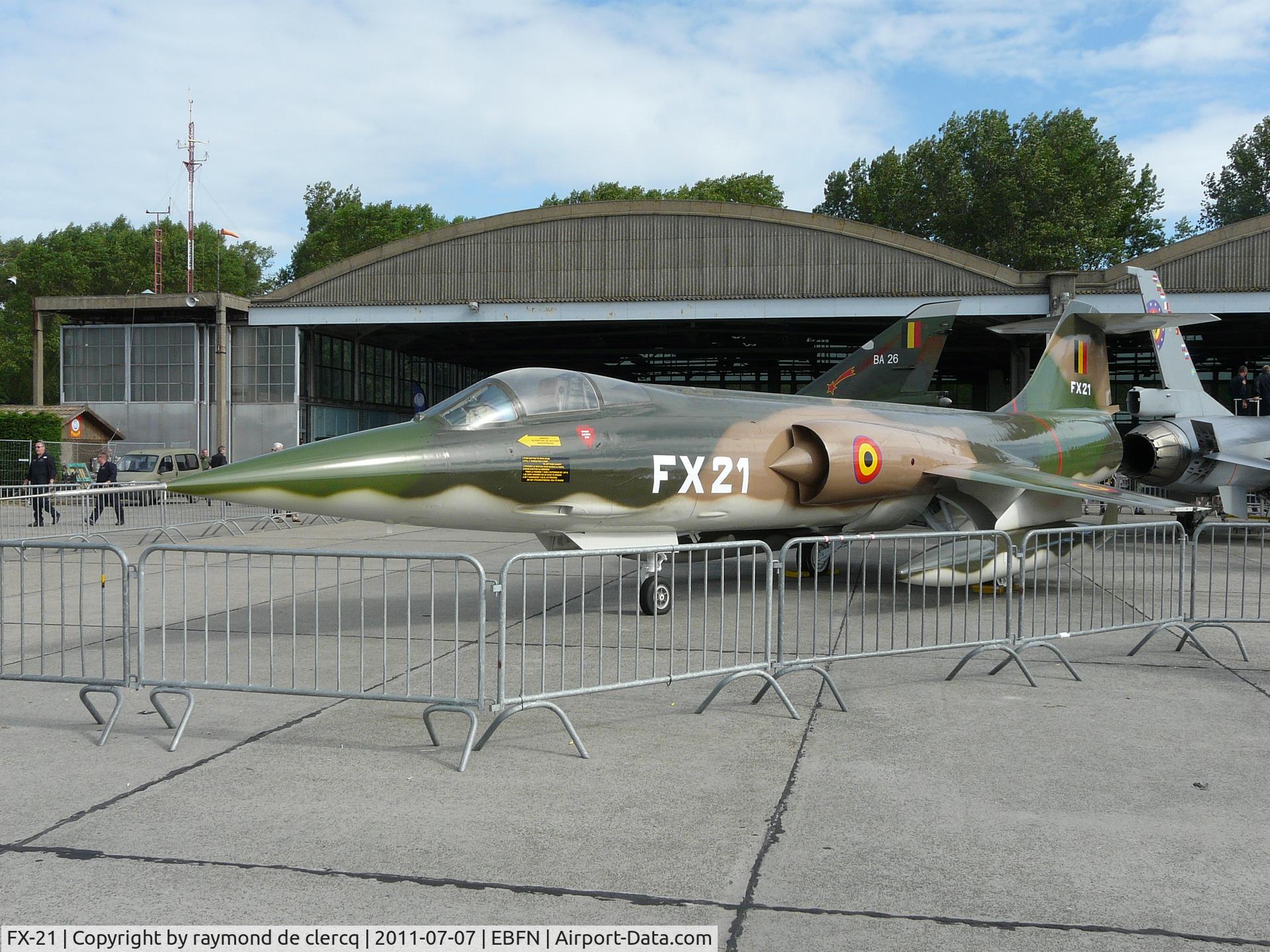 FX-21, Lockheed F-104G Starfighter C/N 683-9046, Koksijde Airshow on 7-7-2011