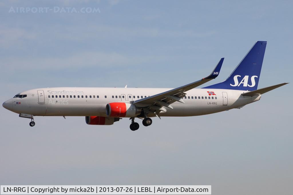 LN-RRG, 2008 Boeing 737-85P C/N 35708, Landing