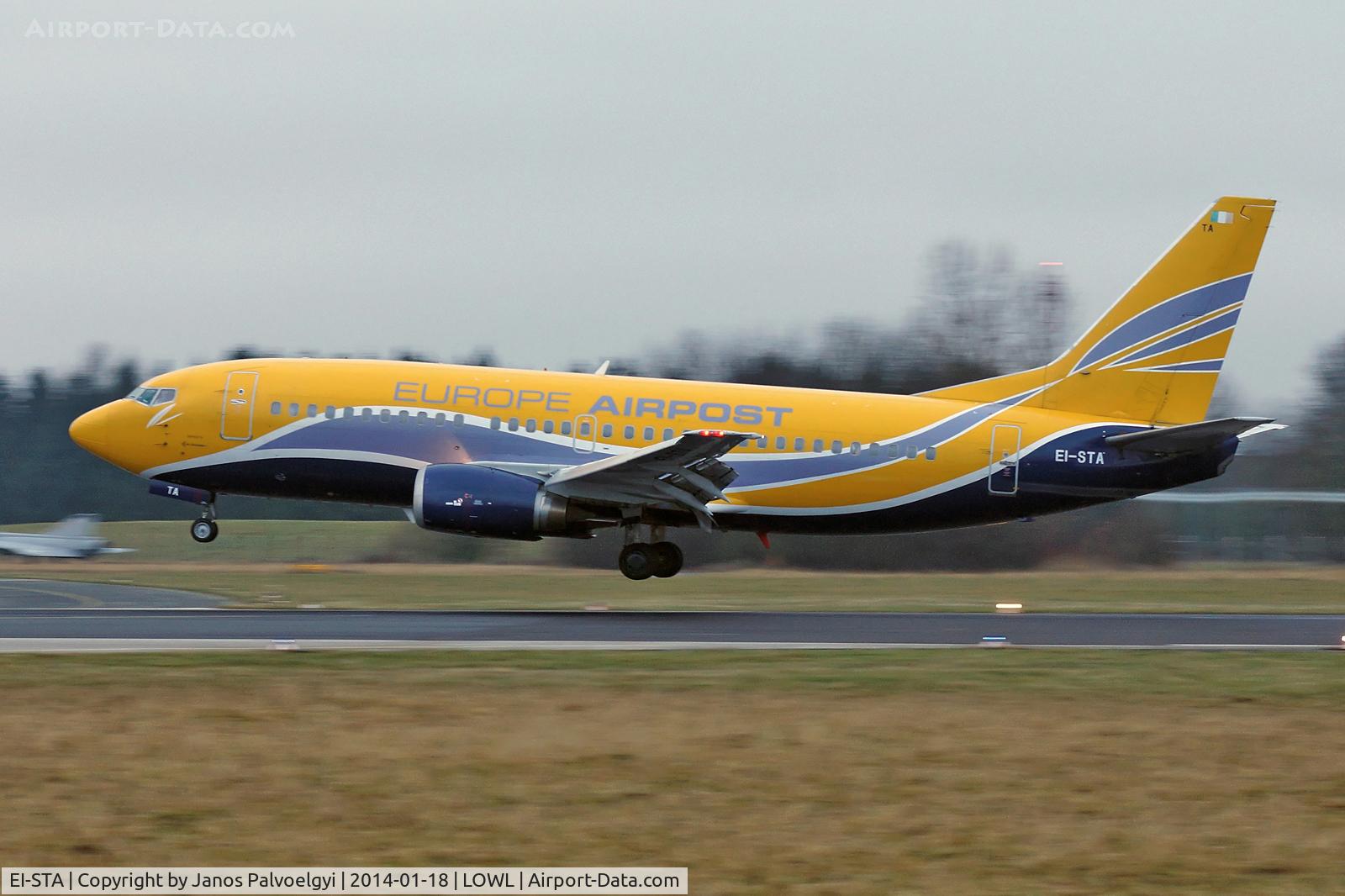 EI-STA, 1997 Boeing 737-31S C/N 29057, European Airpost Boeing B737-31S landing in LOWL/LNZ