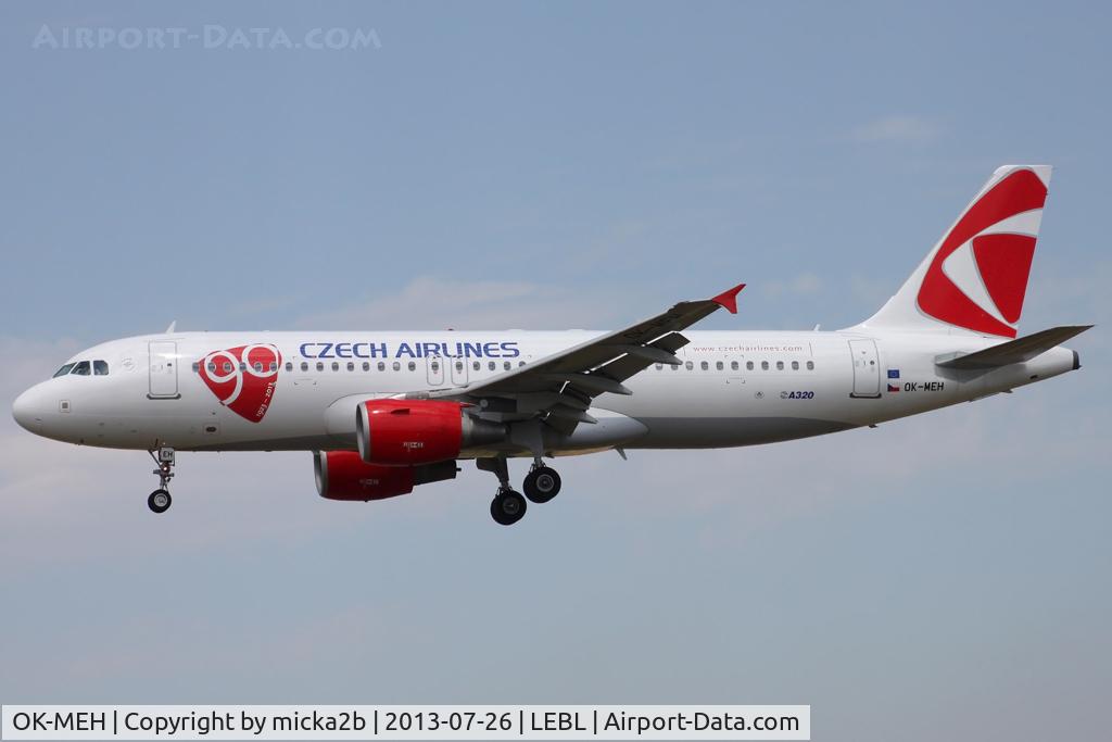 OK-MEH, 2007 Airbus A320-214 C/N 3031, Landing