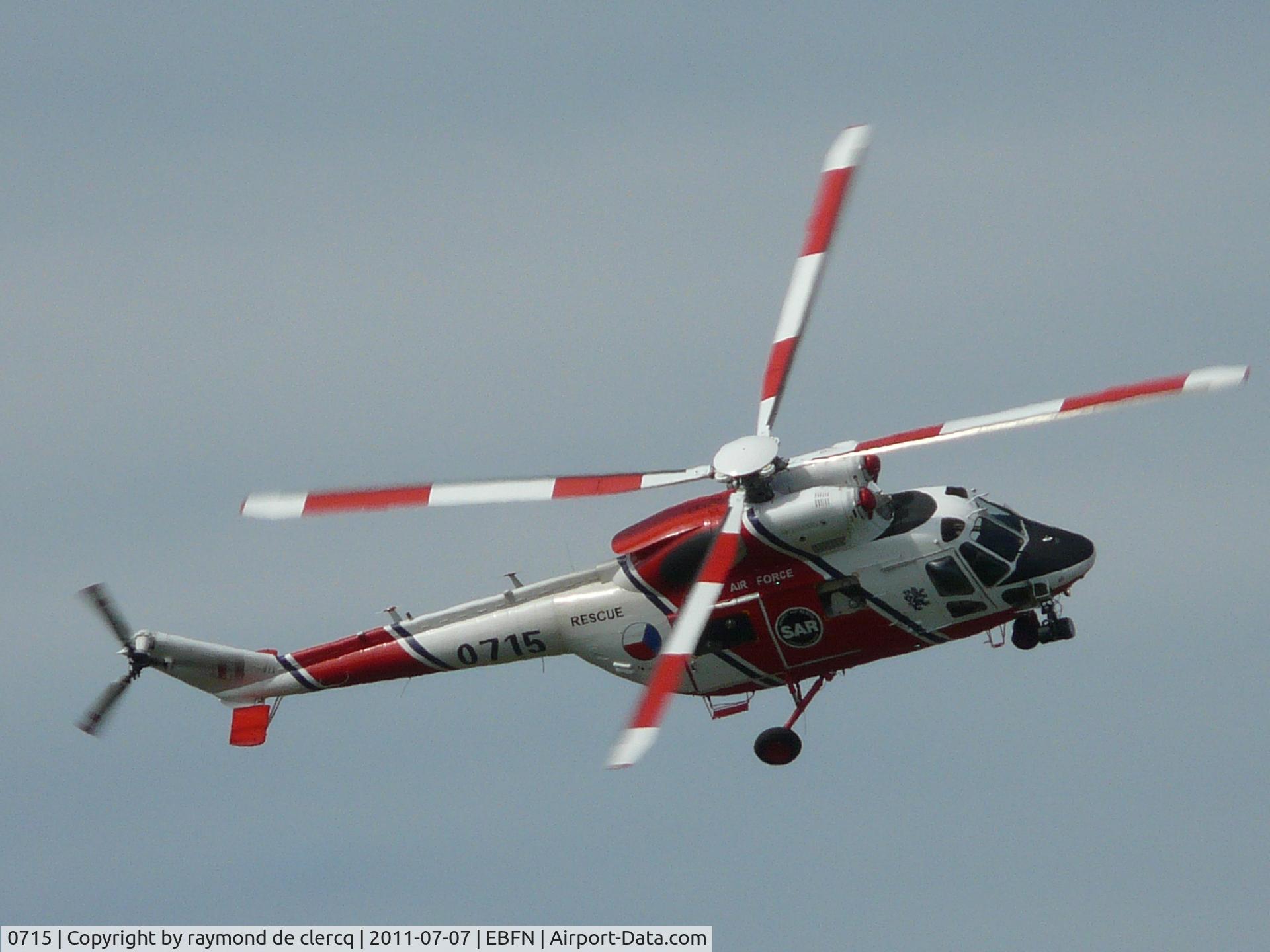 0715, PZL-Swidnik W-3A Sokól C/N 370715, Koksijde Airshow