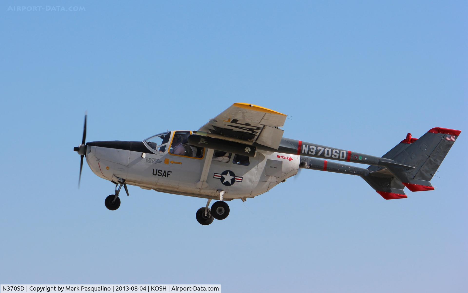 N370SD, 1969 Cessna O-2A Super Skymaster Super Skymaster C/N 337M-0457, Cessna O-2A