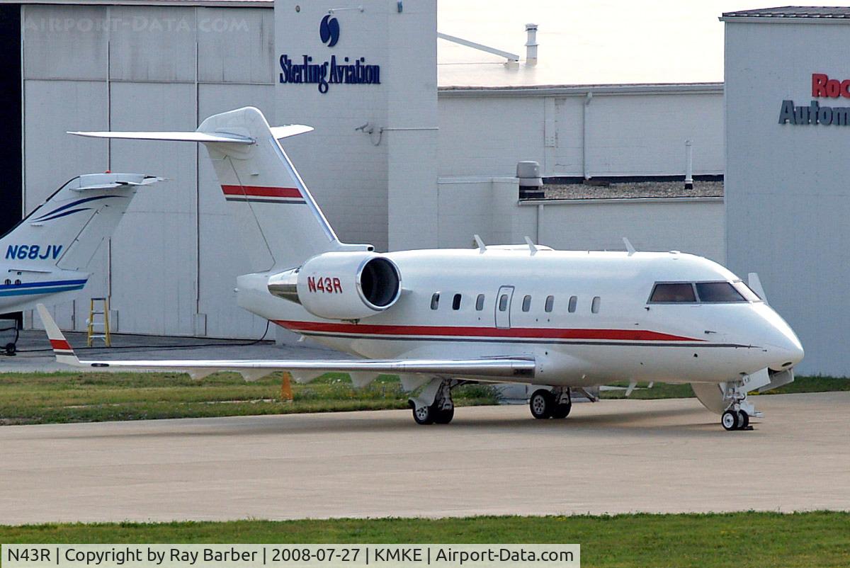 N43R, 1997 Canadair Challenger 604 (CL-600-2B16) C/N 5334, Canadair CL.604 Challenger [5334] Milwaukee~N 27/07/2008