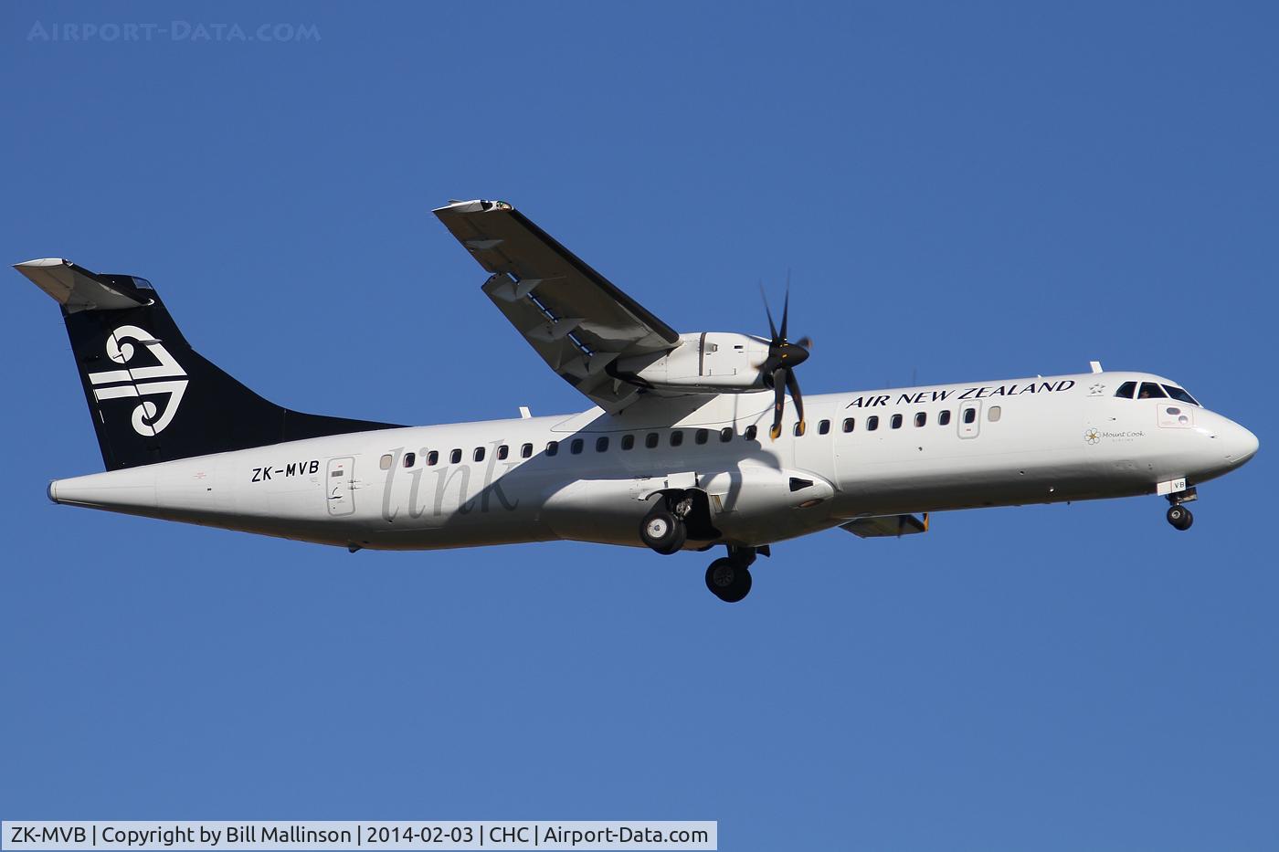ZK-MVB, 2012 ATR 72-212A C/N 1065, FINALS TO 02