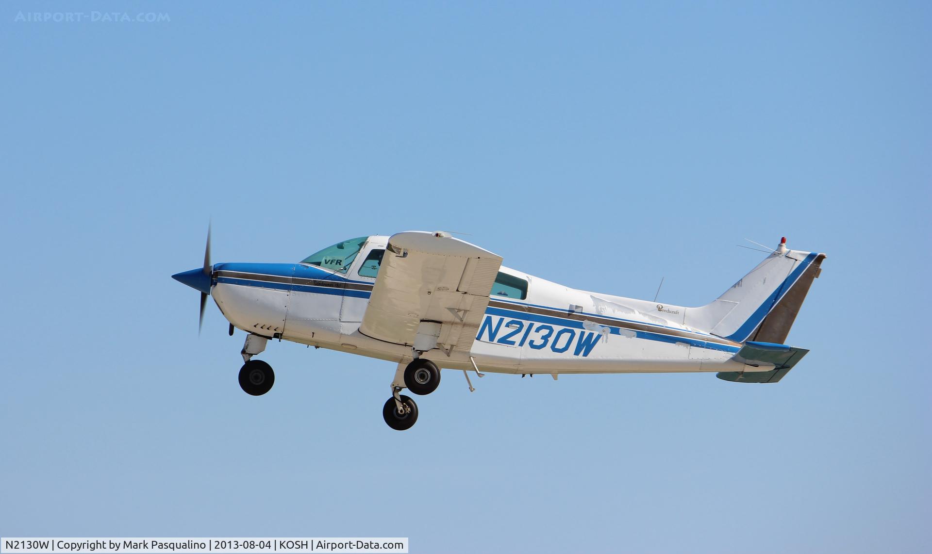 N2130W, 1974 Beech C23 Sundowner 180 C/N M-1505, Beech C23