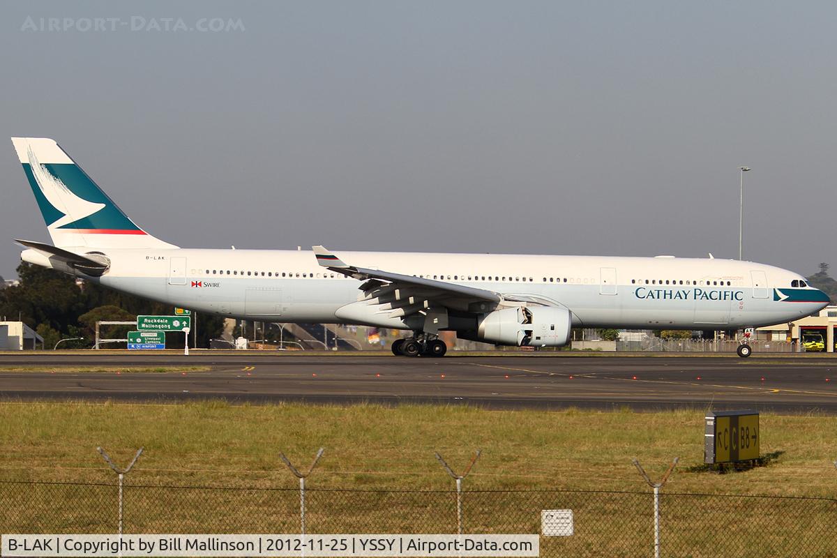 B-LAK, 2010 Airbus A330-343X C/N 1196, landed on 34L