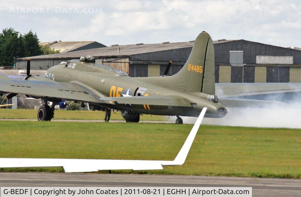 G-BEDF, 1944 Boeing B-17G Flying Fortress C/N 8693, Fire one !