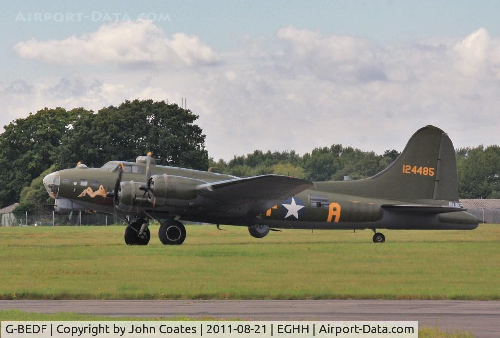 G-BEDF, 1944 Boeing B-17G Flying Fortress C/N 8693, Off to the seafront show
