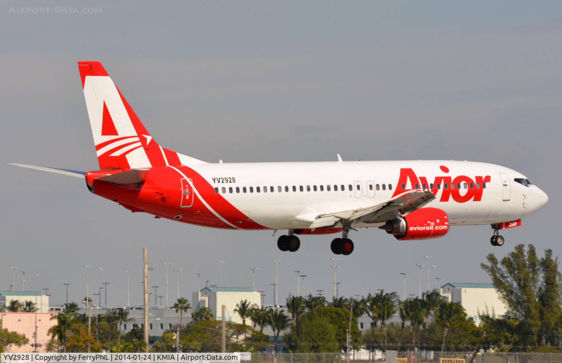 YV2928, 1989 Boeing 737-401 C/N 23885, 