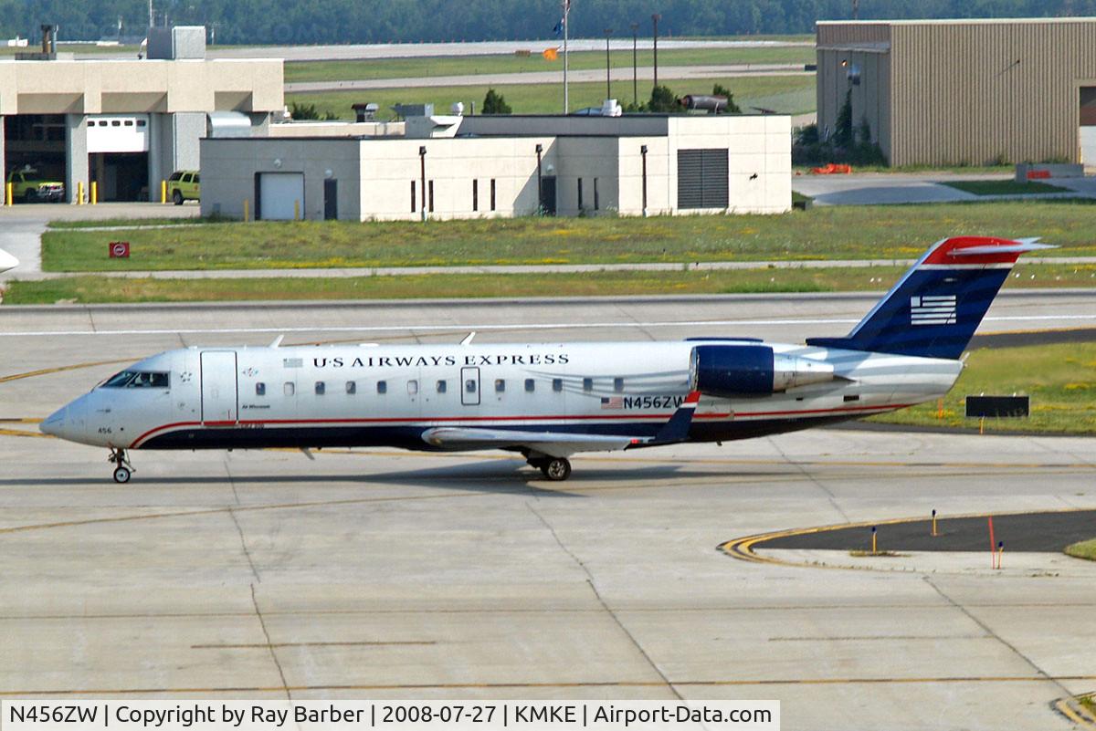 N456ZW, 2003 Bombardier CRJ-200LR (CL-600-2B19) C/N 7849, Canadair CRJ-200LR [7849] (US Airways Express) Milwaukee~N 27/07/2008