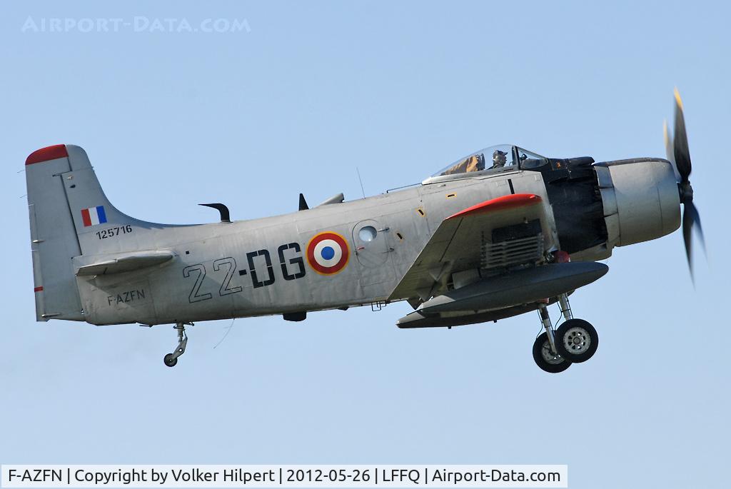 F-AZFN, Douglas AD-4N Skyraider C/N 7609, at lffq
