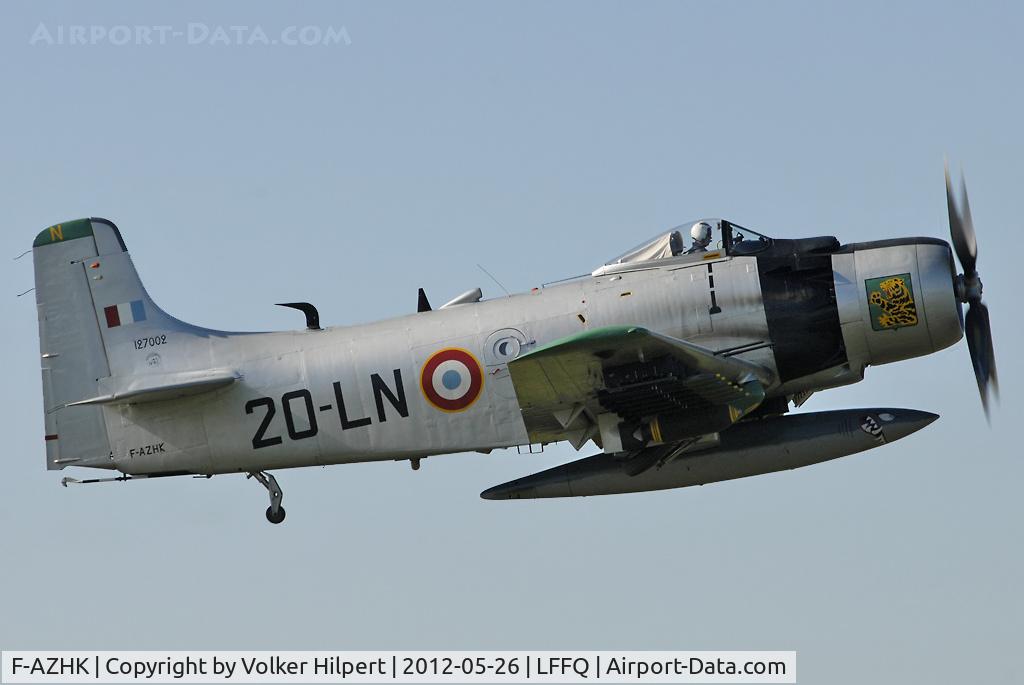 F-AZHK, Douglas AD-4N Skyraider C/N 7802, at lffq