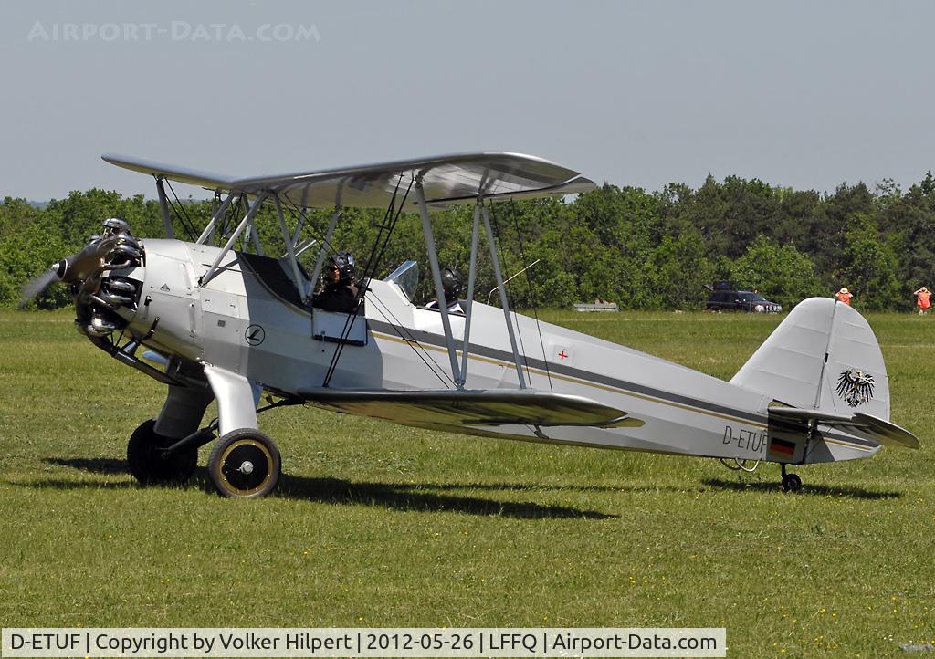 D-ETUF, 1936 Focke-Wulf Fw-44J Stieglitz C/N 168, at lffq
