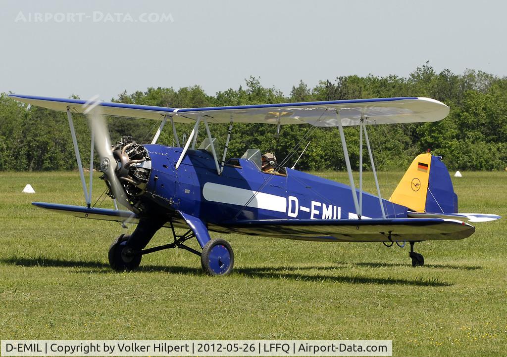D-EMIL, 1938 Focke-Wulf Fw-44J Stieglitz C/N 114, at lffq