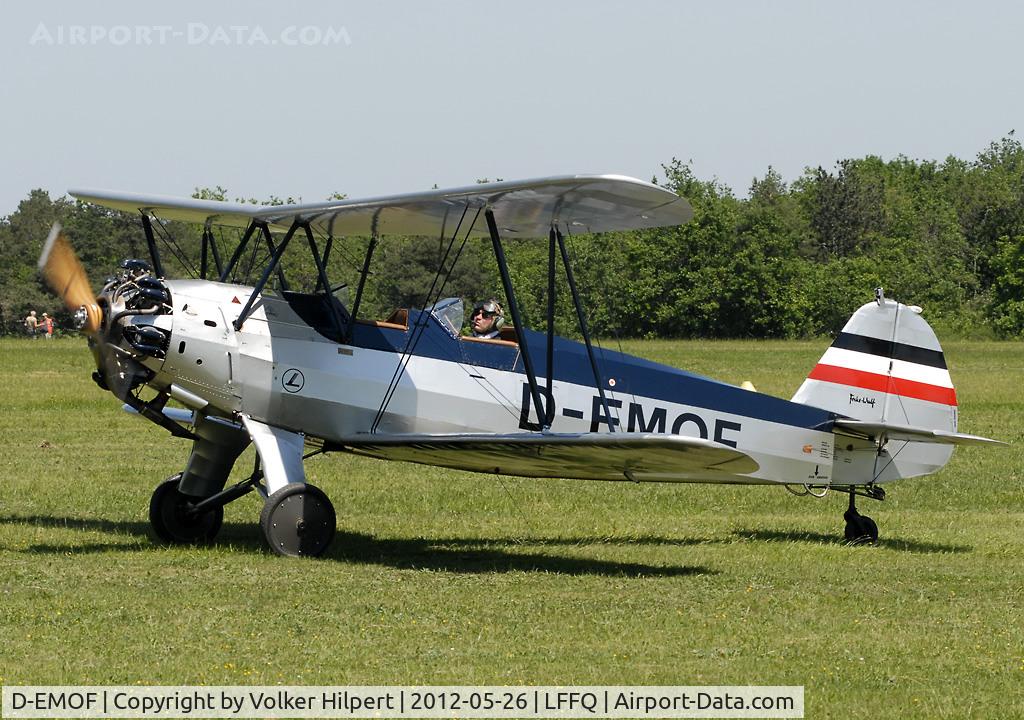 D-EMOF, 1937 Focke-Wulf Fw-44J Stieglitz C/N 82, at lffq