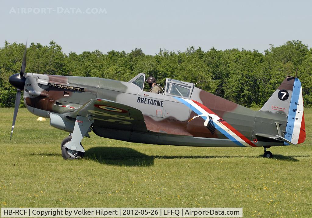HB-RCF, 1942 Morane-Saulnier D-3801 (MS-412) C/N 194, at lffq