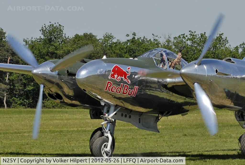 N25Y, 1944 Lockheed P-38L-5LO Lightning C/N AF44-53254, at lffq
