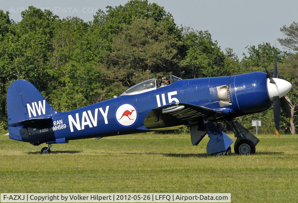 F-AZXJ, 1949 Hawker Sea Fury FB.11 C/N 37733, at lffq