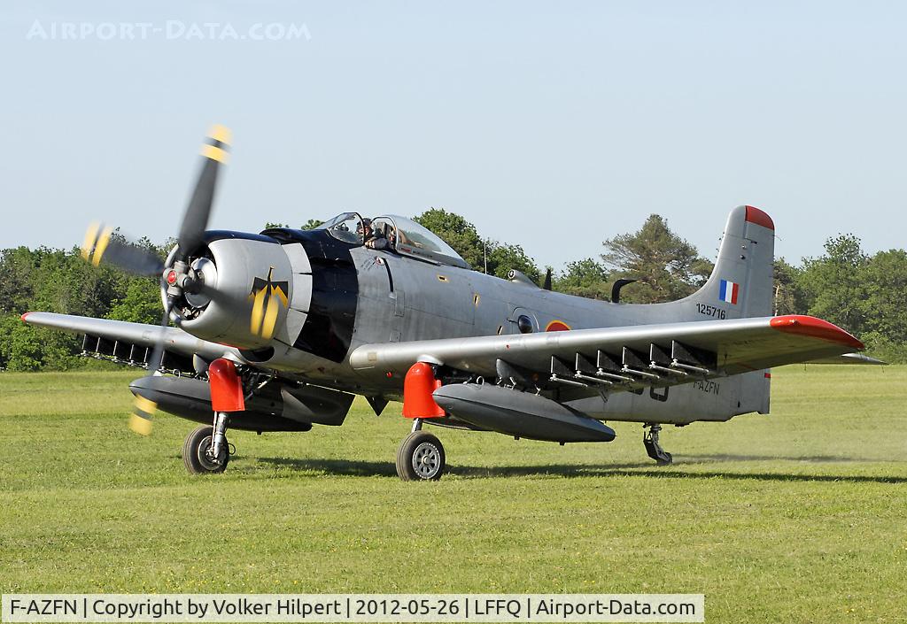 F-AZFN, Douglas AD-4N Skyraider C/N 7609, at lffq