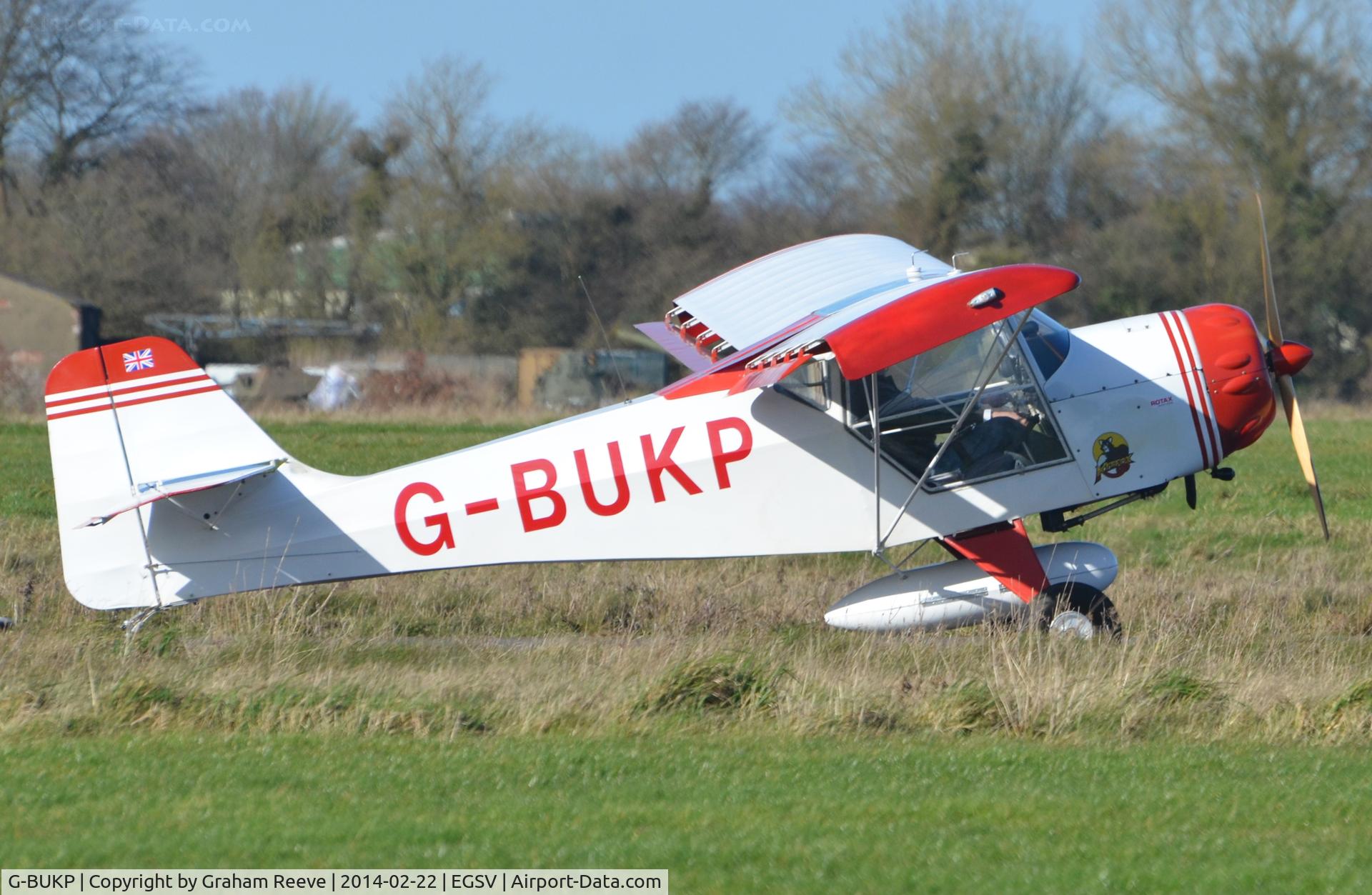 G-BUKP, 1992 Denney Kitfox MK2 C/N PFA 172-12301, Just landed.