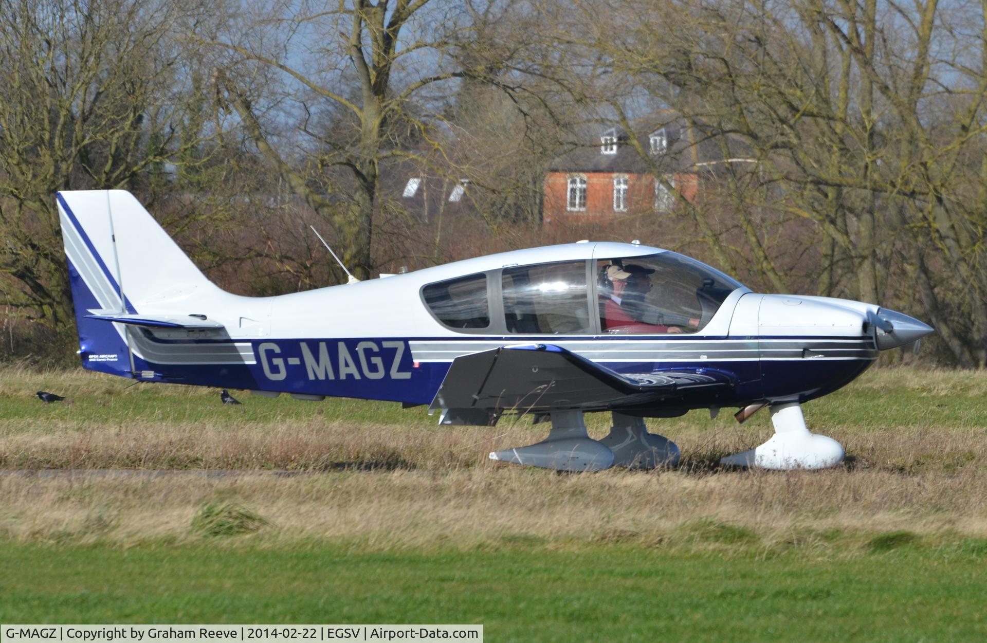 G-MAGZ, 2005 Robin DR-400-500 President C/N 35, Just landed.