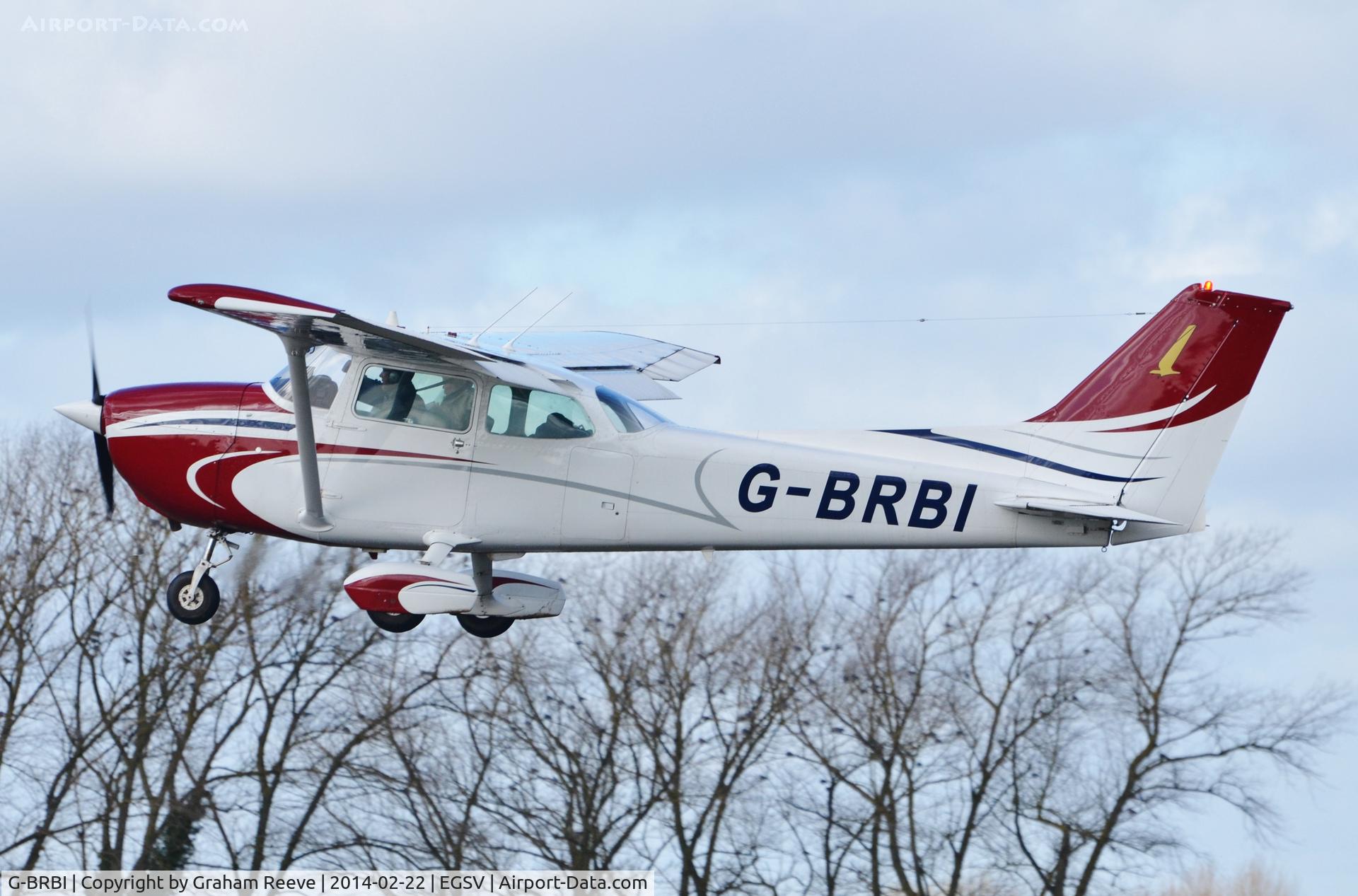 G-BRBI, 1978 Cessna 172N C/N 172-69613, Departing from Old Buckenham.