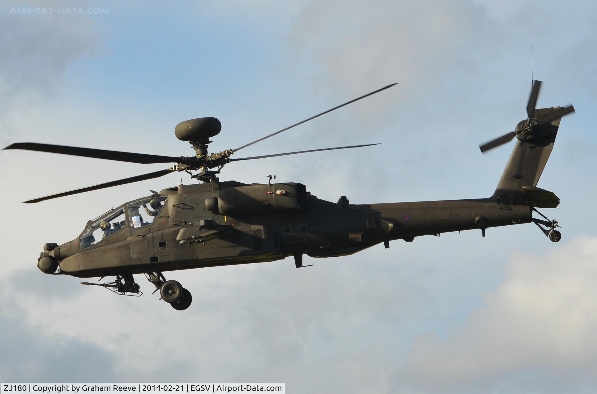 ZJ180, Westland Apache AH.1 C/N DU015/WAH015, Seen at Old Buckenham.