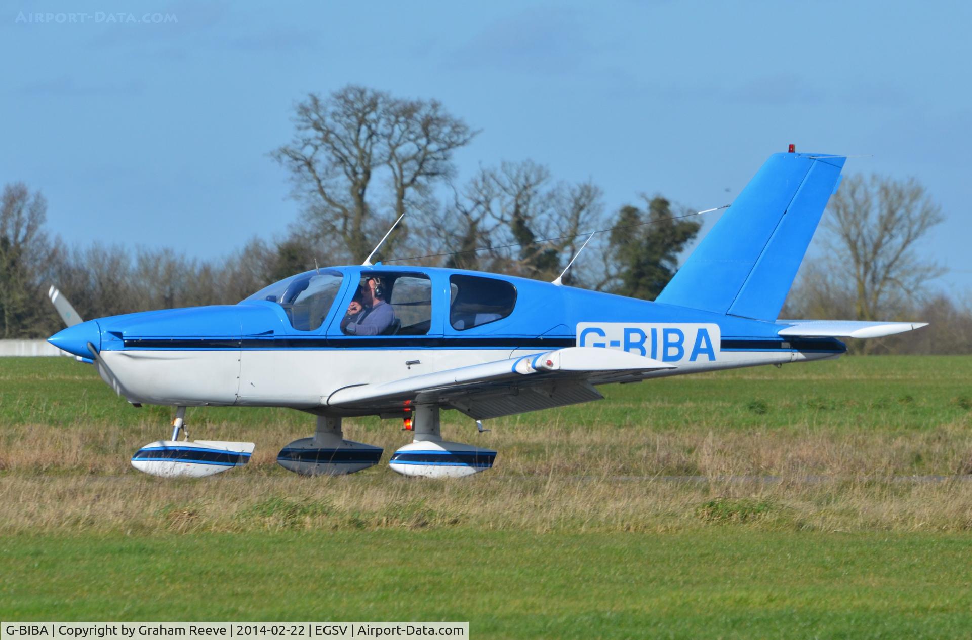 G-BIBA, 1980 Socata TB-9 Tampico C/N 149, Just landed.