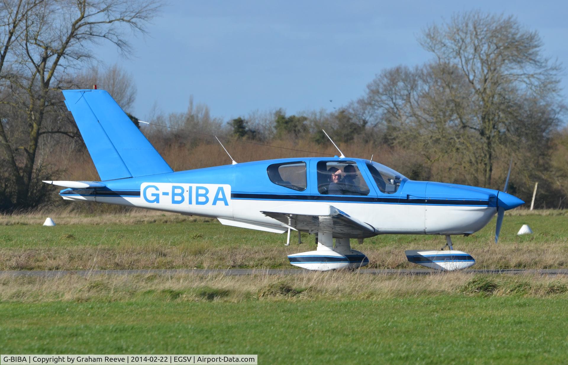 G-BIBA, 1980 Socata TB-9 Tampico C/N 149, Just landed.