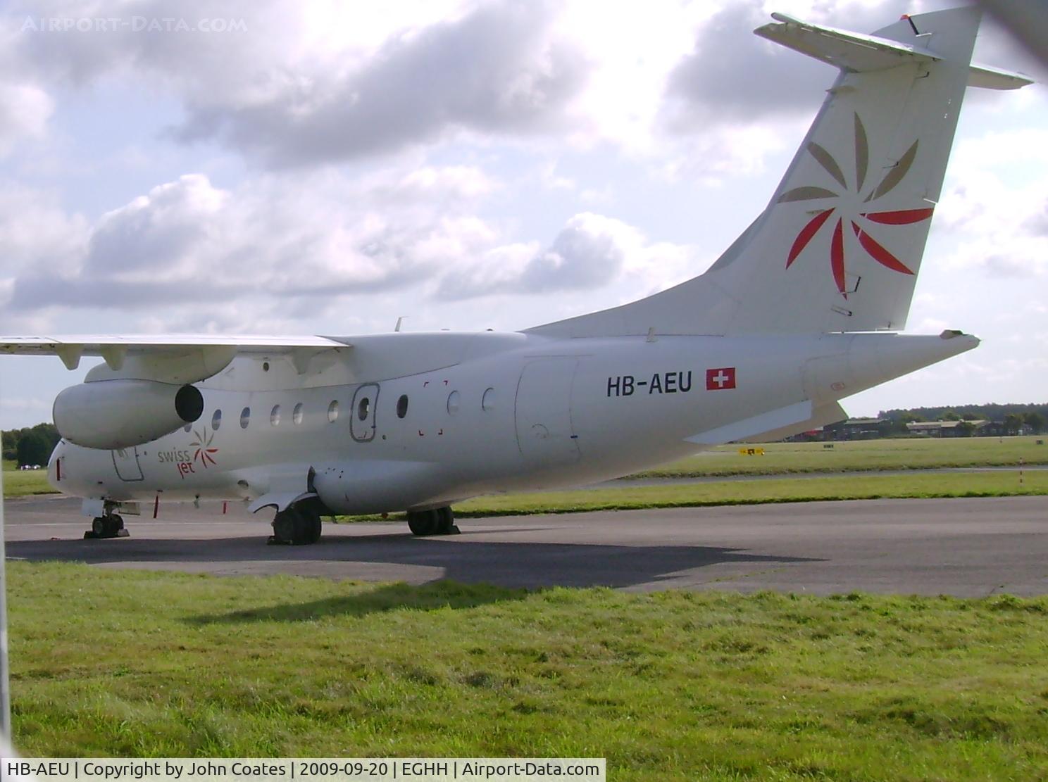 HB-AEU, 2002 Fairchild Dornier 328-300 328JET C/N 3199, At Signatures