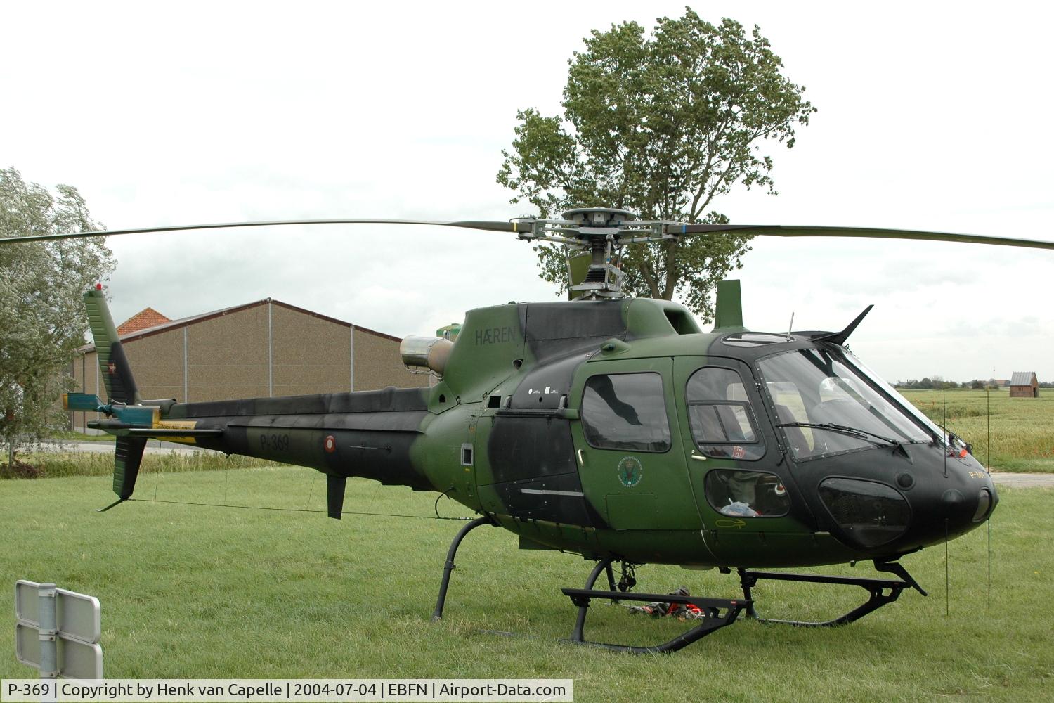 P-369, Aerospatiale AS-550C-2 Fennec C/N 2369, Danish Army Fennec at Koksijde Air Base, Belgium.