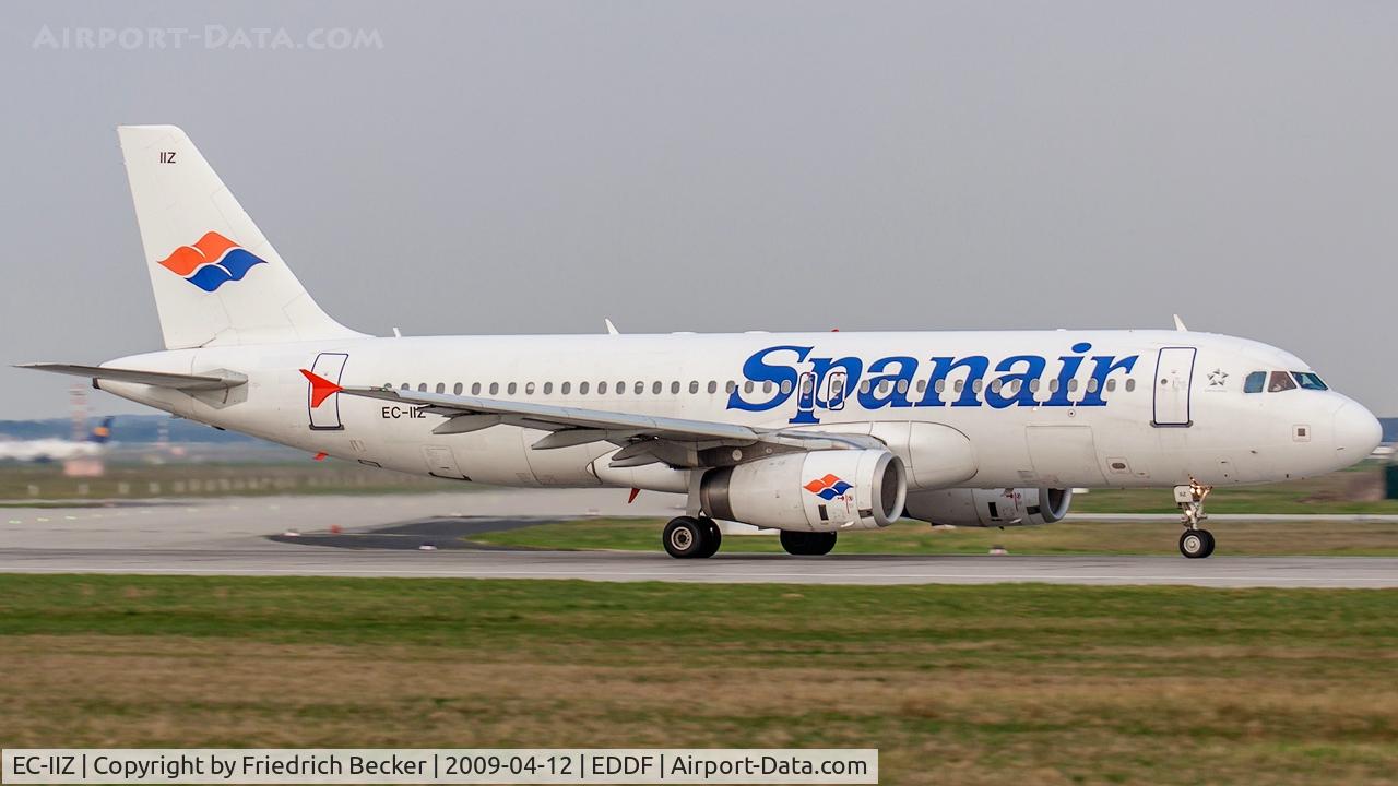 EC-IIZ, 2002 Airbus A320-232 C/N 1862, departure via RW18W