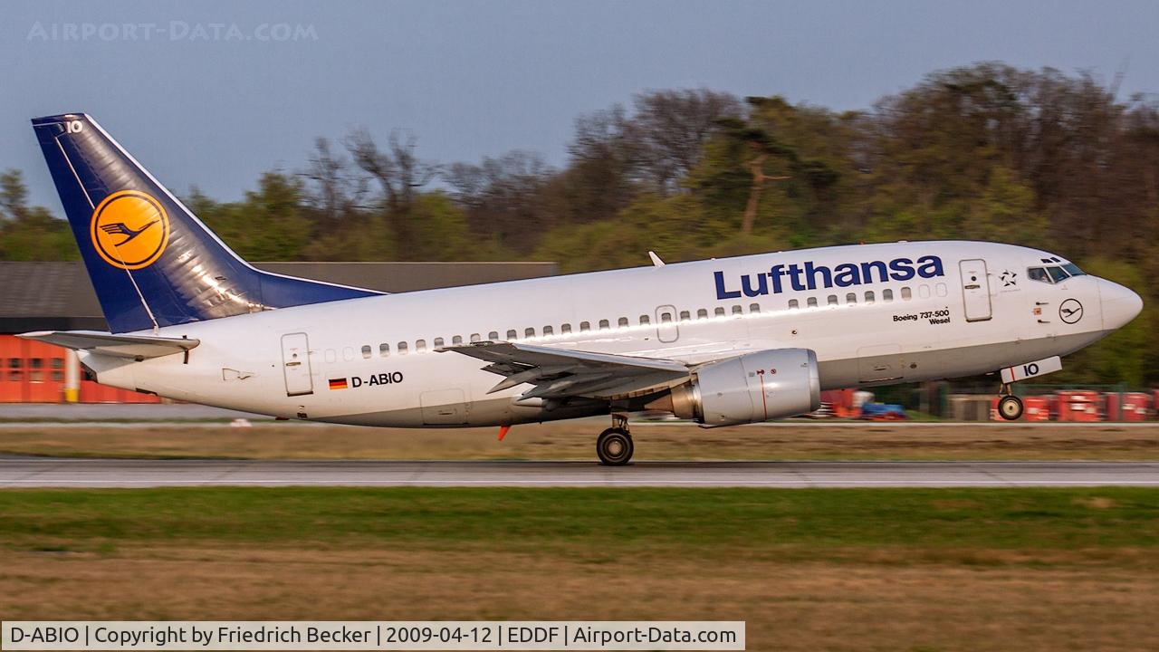 D-ABIO, 1991 Boeing 737-530 C/N 24939, departure via RW18W