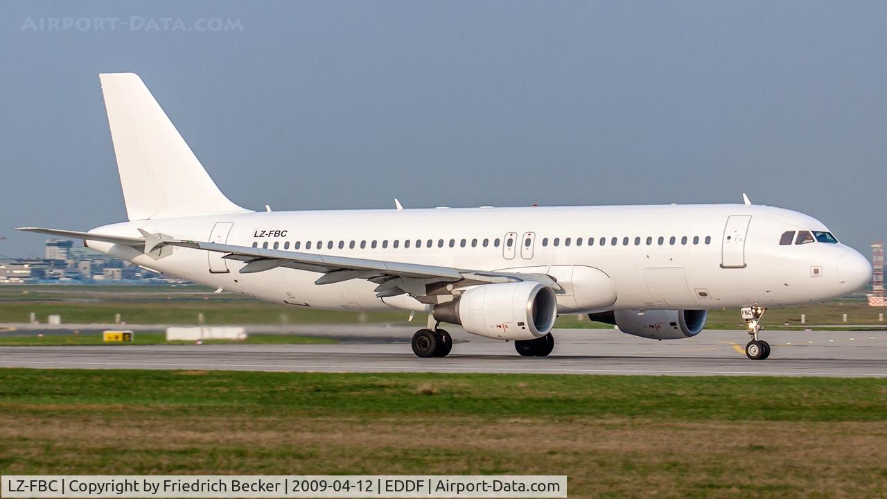 LZ-FBC, 2005 Airbus A320-214 C/N 2540, departure via RW18W