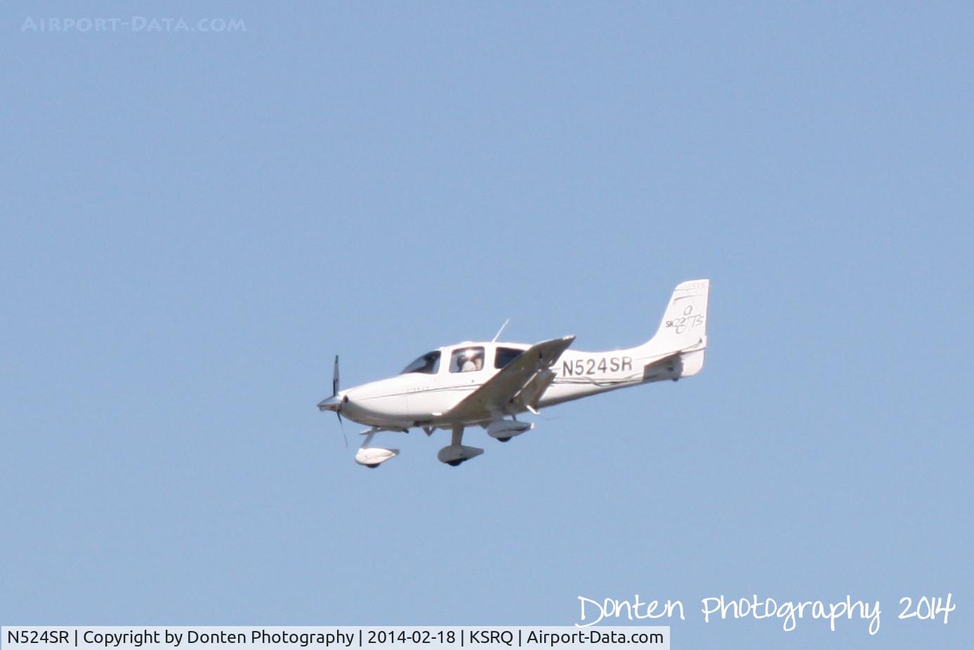 N524SR, 2007 Cirrus SR22 C/N 2313, Cirrus SR-22  (N524SR) arrives at Sarasota-Bradenton International Airport following a flight from Cobb County Airport