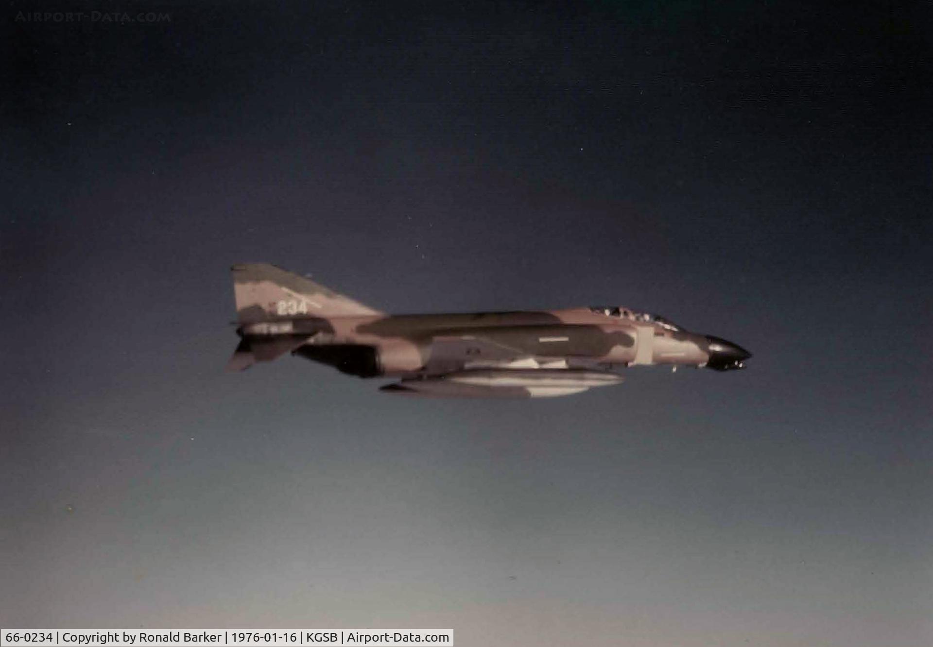 66-0234, 1965 McDonnell F-4D Phantom II C/N 1826, Enroute Seymour Johnson to Torrejon