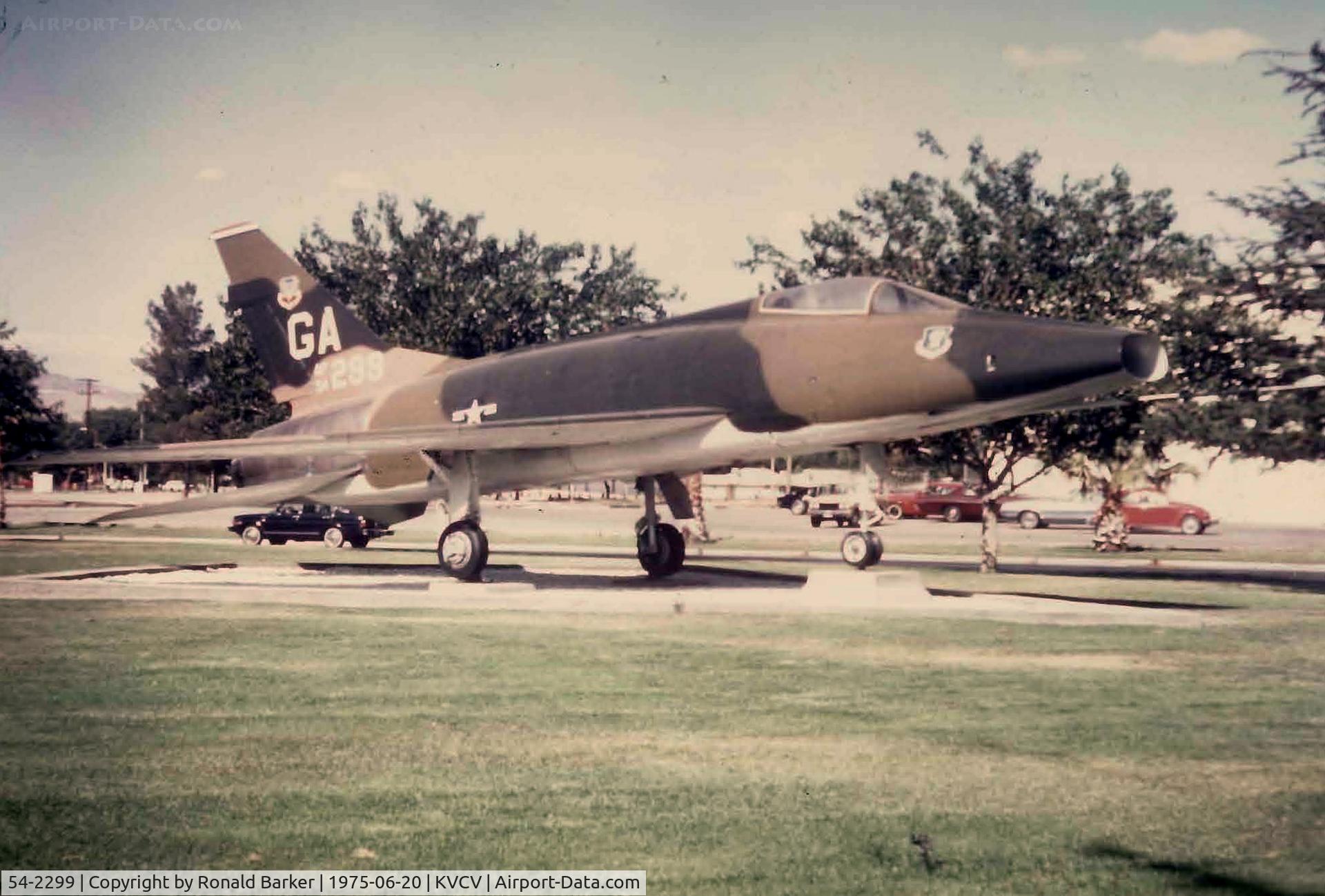 54-2299, 1954 North American F-100D Super Sabre C/N 223-179, Display George AFB, CA