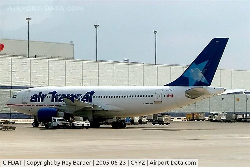 C-FDAT, 1992 Airbus A310-308 C/N 658, Airbus A310-308 [658] (Air Transat) Toronto~C 23/06/2005