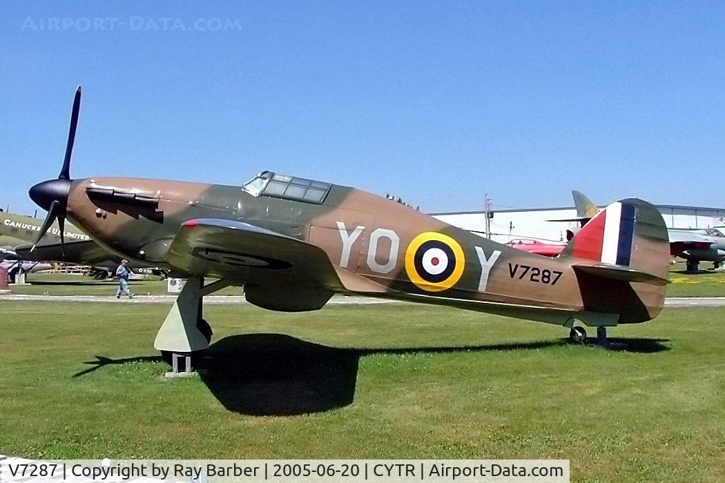 V7287, Hawker Hurricane I Replica C/N Not found V7287, Hawker Hurricane I (Replica) [Unknown] Trenton~C 20/06/2005