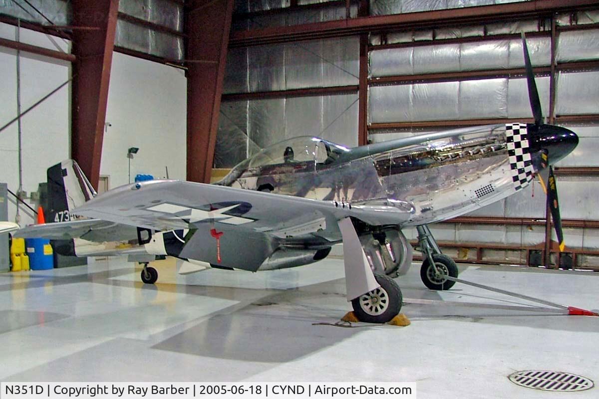 N351D, 1944 North American P-51D Mustang C/N 122-39922, North American P-51D Mustang [122-39922] Gatineau~C 18/06/2005