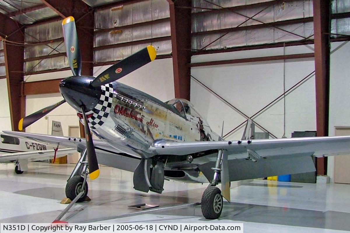 N351D, 1944 North American P-51D Mustang C/N 122-39922, North American P-51D Mustang [122-39922] Gatineau~C 18/06/2005