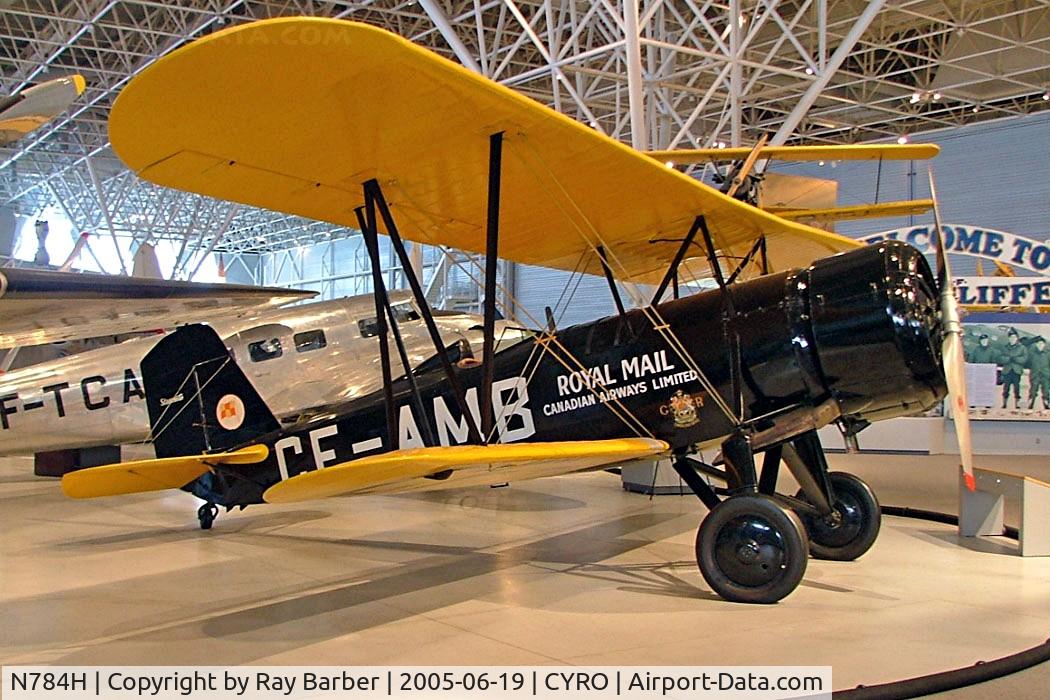 N784H, Stearman 4-EM Senior Speedmail C/N 4021, Stearman 4EM Senior Speed mail [4021] Rockcliffe~C 19/6/2005. Marked CF-AMB